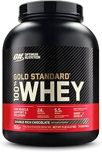 Optimum Nutrition Gold Standard 100% Whey Doble Chocolate Bote